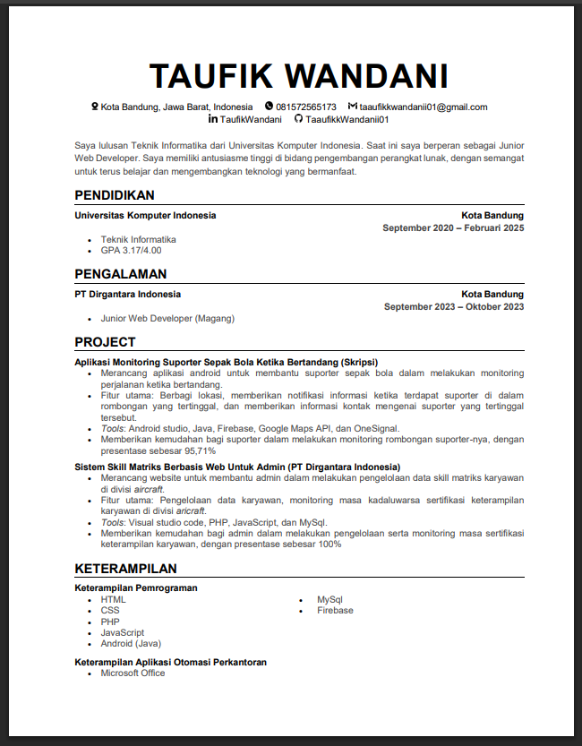 Curriculum Vitae